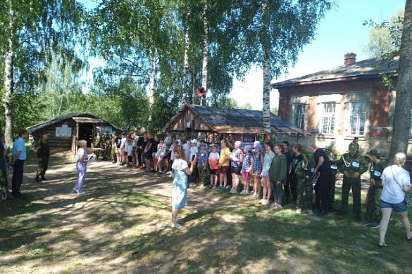 На «Рубеже маршала А.М. Василевского» в Вахутках провели Зарницу